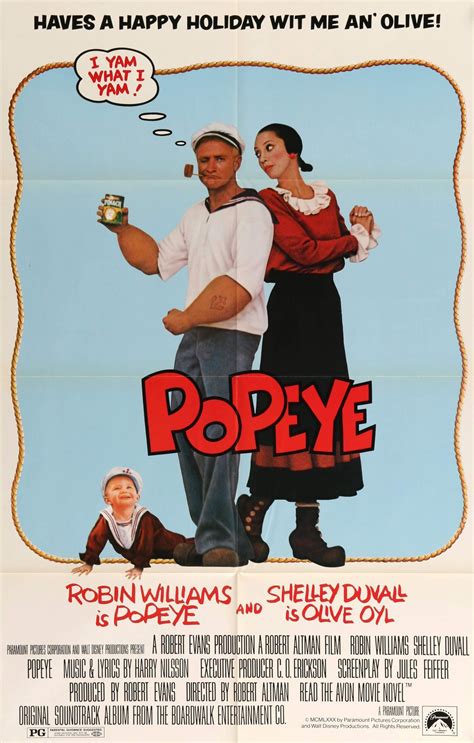 Popeye 1980 Popeye Movie Movie Posters Movie Posters Vintage