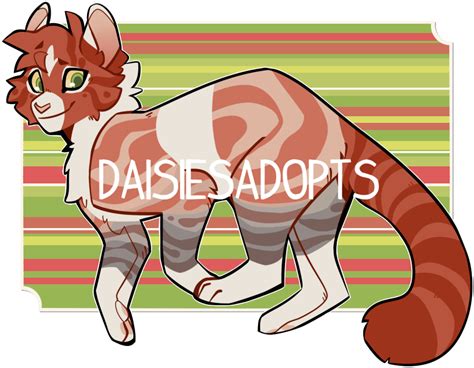 Cat Adoptable Auction Closed By Daisiesadopts On Deviantart Warrior Drawing Warrior Cats