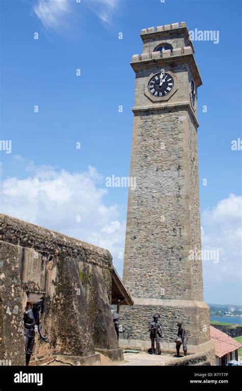 Clock Tower Galle Fort In Sri Lanka Stock Photo Alamy