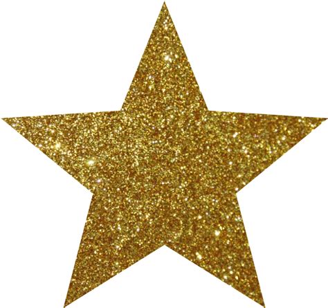 759 X 712 2 Gold Glitter Star Clipart Large Size Png Image Pikpng