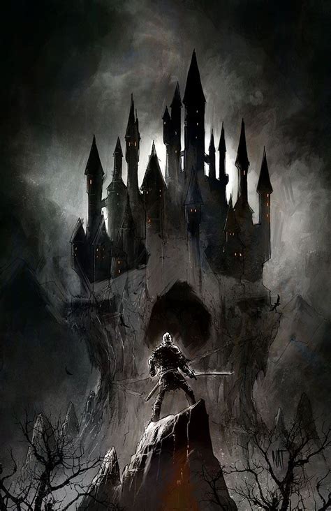 Dark Souls Winters Spite By Nat Jones Castle Art Fantasy Castle