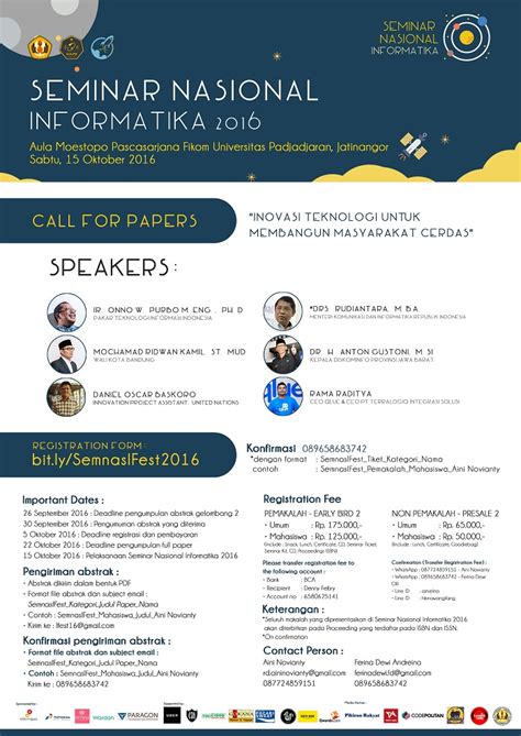 Seminar Nasional Informatika Inovasi Teknologi Untuk Membangun
