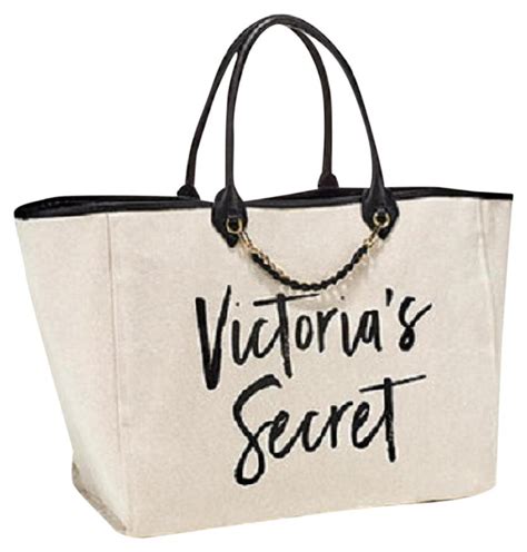Get the lowest price on your favorite brands at poshmark. Victoria's Secret 2017 Signature Chain Beige Tote Bag ...