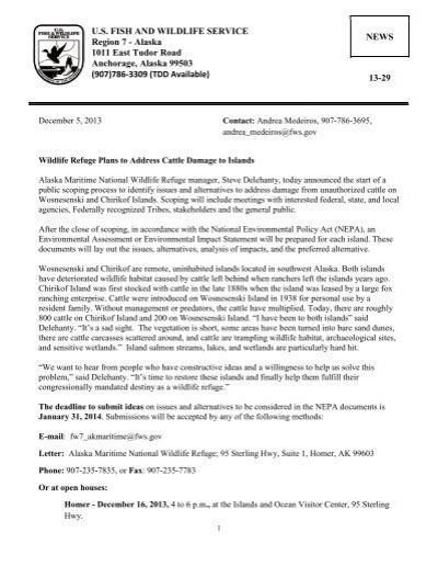 Press Release Us Fish And Wildlife Service