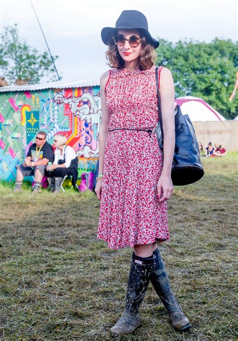 Glastonbury Street Style And Outfits 2014 Glamour