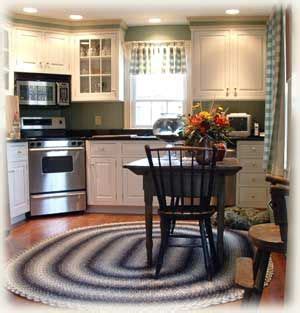 The main purpose why most of the house makers suggest opting for the corner kitchen is its easiness of use. Hand braided Rugs | Corner stove, Kitchen corner, Kitchen ...