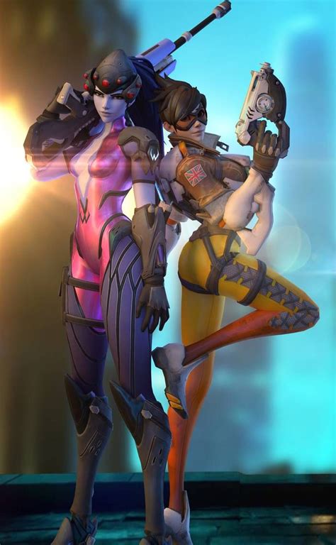 Widowmaker And Tracer By Hicky22 Widowmaker Overwatch Tracer Overwatch