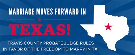 TEXAS County Judge Rules Same Sex Marriage Ban To Be Unconstitutional Joe My God
