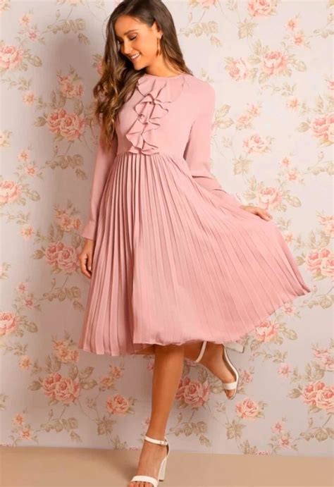 Vestido Ligero Shein Color Rosa Romántico Talla Xs Nuevo Envío Gratis