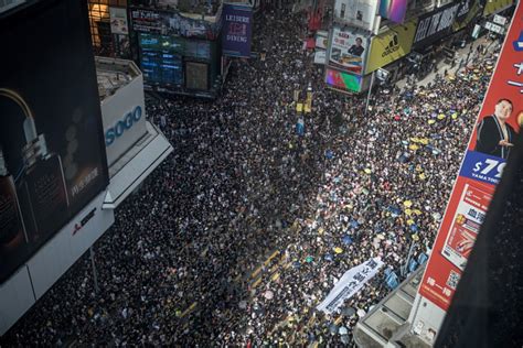 Fresh Mass Protest Held In Hong Kong Against Extradition Bill Govt