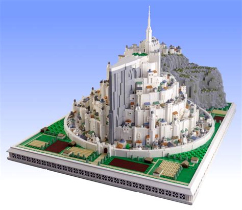 Minas Tirith Lego Lego Architecture Lego Castle