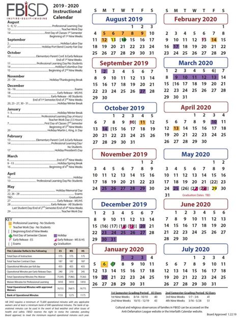 Fbisd 2024 Calendar - Printable Word Searches