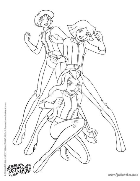Coloriage Totally Spies Coloriagetotally How To Drow Disney Princess Coloring Pages Coloring