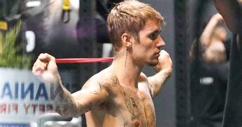 Justin Bieber Causó Impactó Con Su Six Pack De Acero Desde El Gym