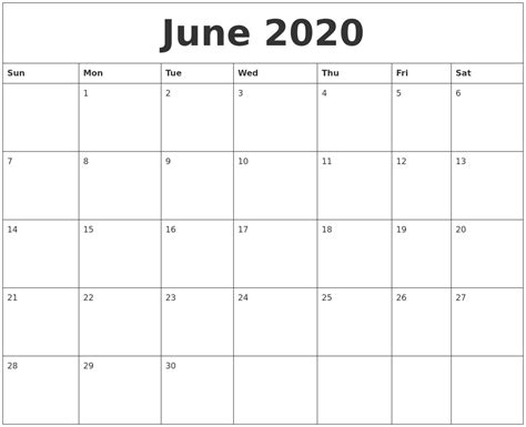 Pick Print Free 2020 Monthly Calendars Without Downloading Calendar