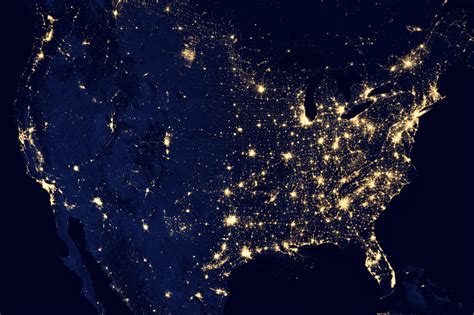New Map Of The Earths Night Lights ~ Gis Lounge