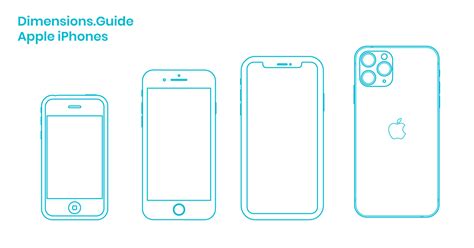 Apple IPhone Dimensions Drawings Dimensions Guide