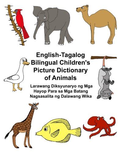 Buy English Tagalog Bilingual Childrens Picture Dictionary Of Animals