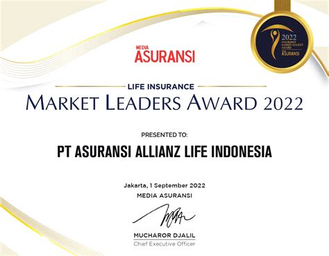 Allianz Life Indonesia Raih “insurance Market Leaders Award 2022”