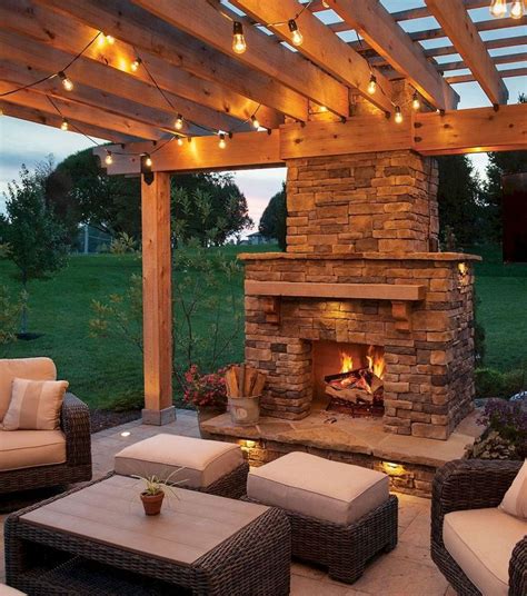Ultimate Backyard Fireplace Sets The Outdoor Scene Home To Z Rustic