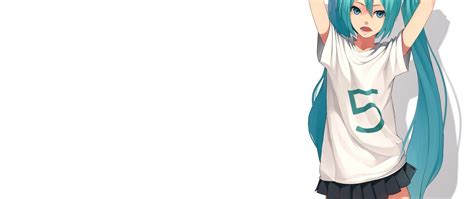 2560x1080 Hatsune Miku Vocaloid Long Hair 2560x1080 Resolution