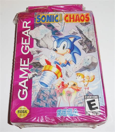 Sonic Chaos Sega Game Gear 1993 Brand New Factory Sealed