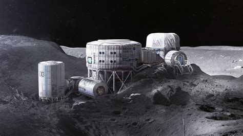 Twardowskys Moon Habitat Mac Rebisz Science Fiction Artwork
