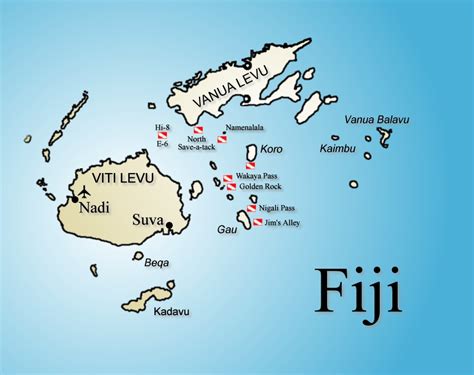 Fiji Mapa Mapa