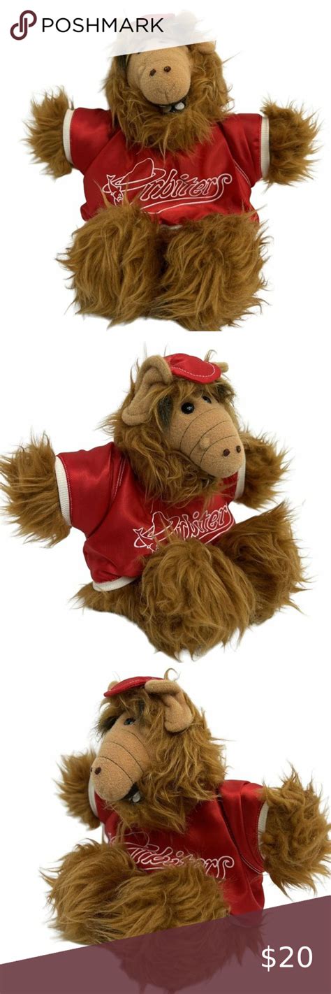 Alf Orbiters Baseball Team Plush Hand Puppet Doll 1988 Burger King