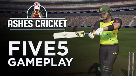 Ashes Cricket Five5 Gameplay My First Game Youtube