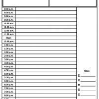 Download printable to do lists in pdf format or use excel and google sheets to create and track action items using task list templates. Daily Appointment Sheet