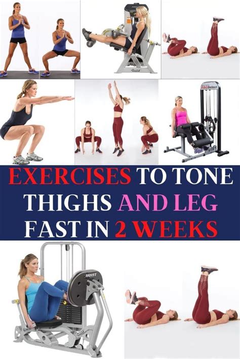 How To Tone Thigh And Leg Fast In 2 Weeks Tone Thighs Thigh Toning Exercises Thighs
