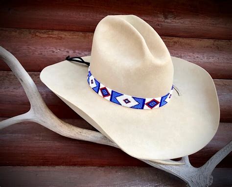 Billy Jack Hat Band Handmade Beadwork Hat Band Retro Cowboy Western