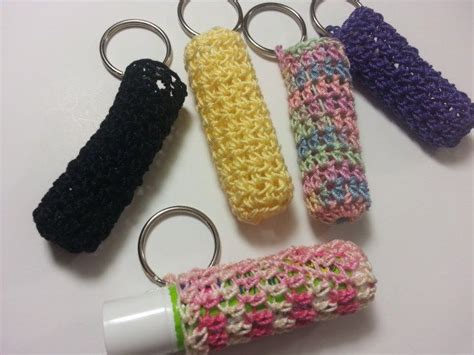 Kostenlose Häkelanleitung Lip Balm Cosy Keychain Du Liebst Schmuck