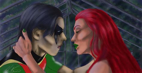 Just One Kiss And Hes Mine Robin And Poison Ivy By