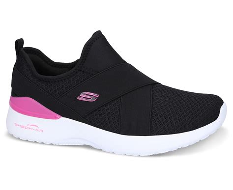 Skechers Womens Skech Air Dynamight Easy Call Sneakers Blackwhite