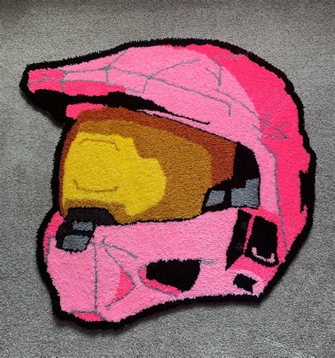 Pink Master Chief Helmet Custom Rug Ig Darugplug Rhalo
