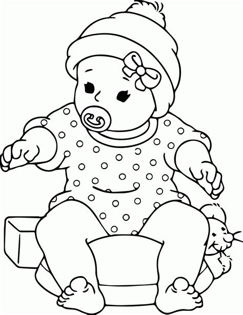 Baby Animal Christmas Coloring Pages Coloring Home