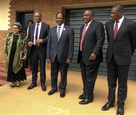 Ancyl Leaders Vie For The Attention Of Cyril Ramaphosa