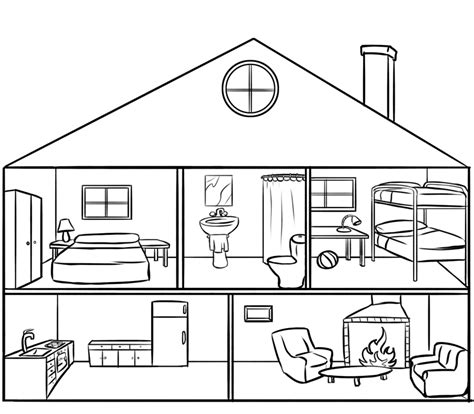 Partes de la casa para dibujar - Imagui