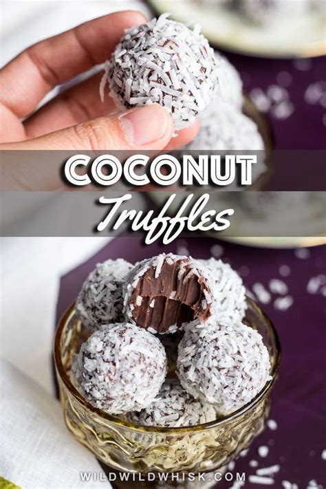 Basically any small, portable baked good. Coconut Truffles | Recipe | Individual desserts, Homemade ...