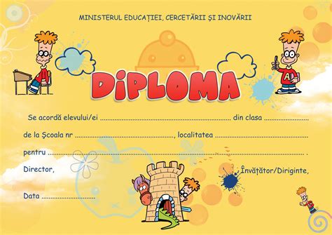 Modele Diplome Scolare Model De Ro Teacher Supplies Borders For Paper Jurnal Family Guy