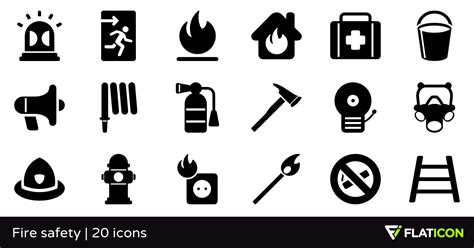 The above fire evacuation icons are included in our fire. Fire safety 20 free icons (SVG, EPS, PSD, PNG files)