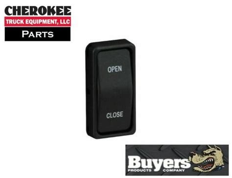 Buyers Products 3014187 12 Volt Double Momentary Open Close Rocker