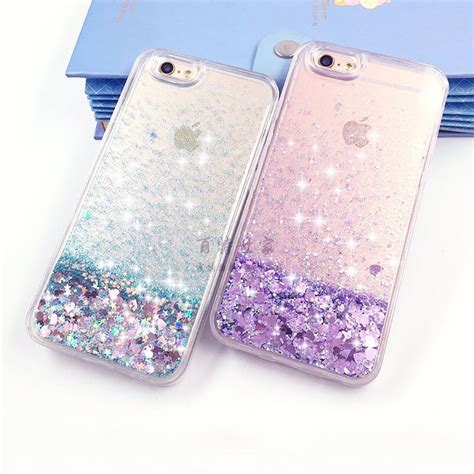 Liquid Glitter Bling Moving Quicksand Case Cover For Iphone 5 6 6s 7