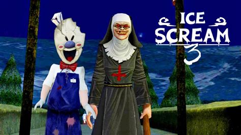 Evil Nun Gets Back Along With Icescream Rod New Easter Eggs Icescream 3 Youtube