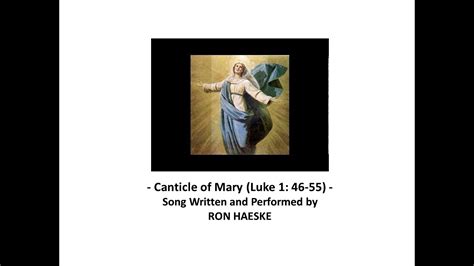 Canticle Of Mary By Ron Haeske Song From Canticles And Prayers
