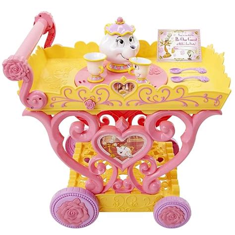 Disney Princess Belle Tea Party Cart Accessory Uk Toys And Games