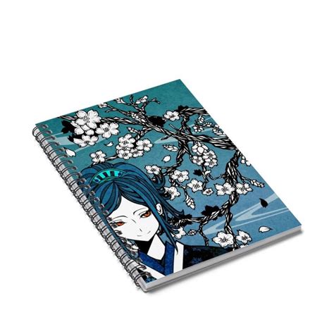 Anime Notebook Kawaii Manga Character Spiral Notebook Ruled Line By