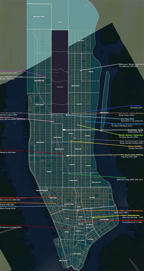 Manhattan Neighborhoods Revamped Iconic Locations Throughout